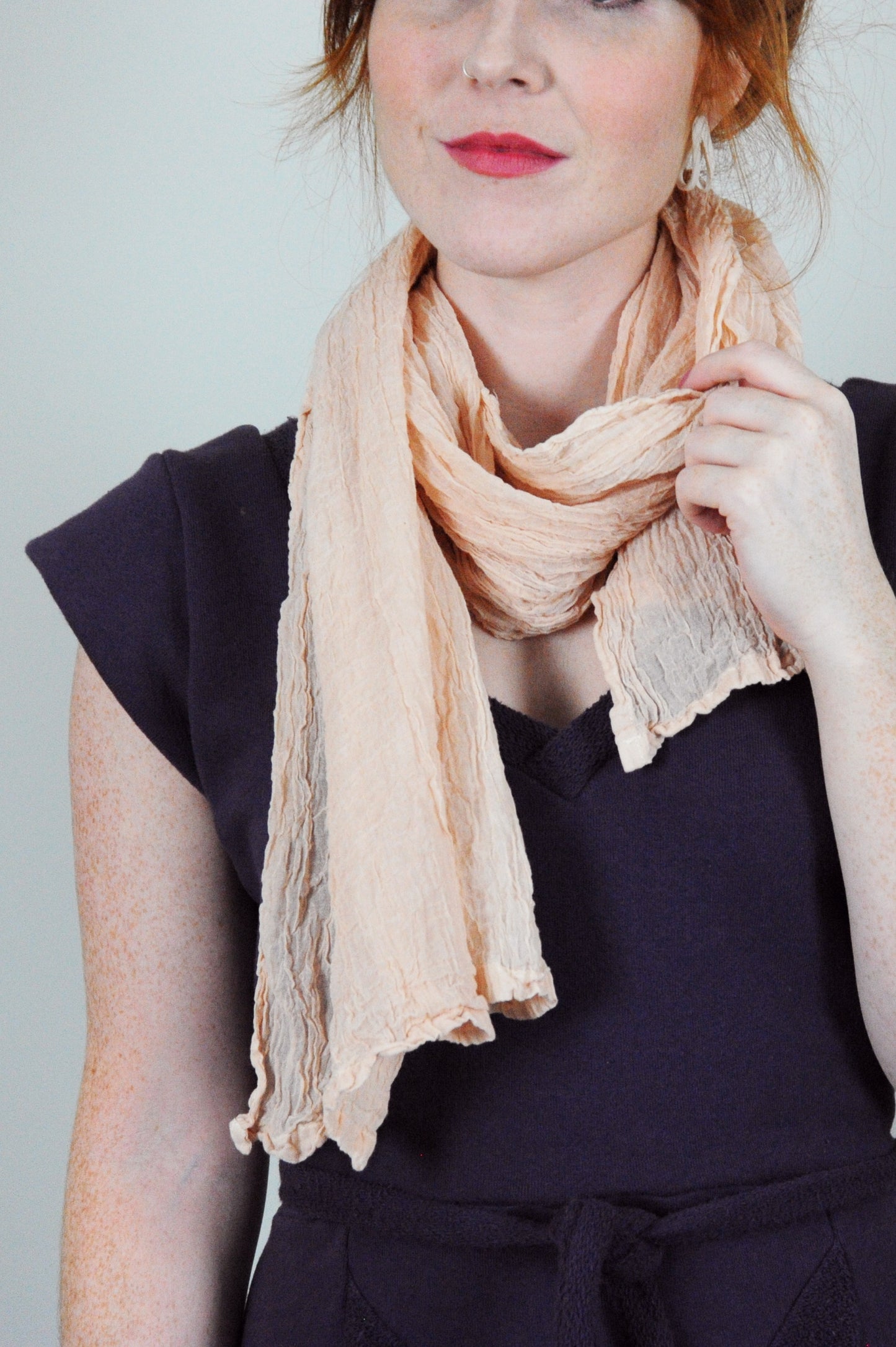 Crinkle Gauze Scarf