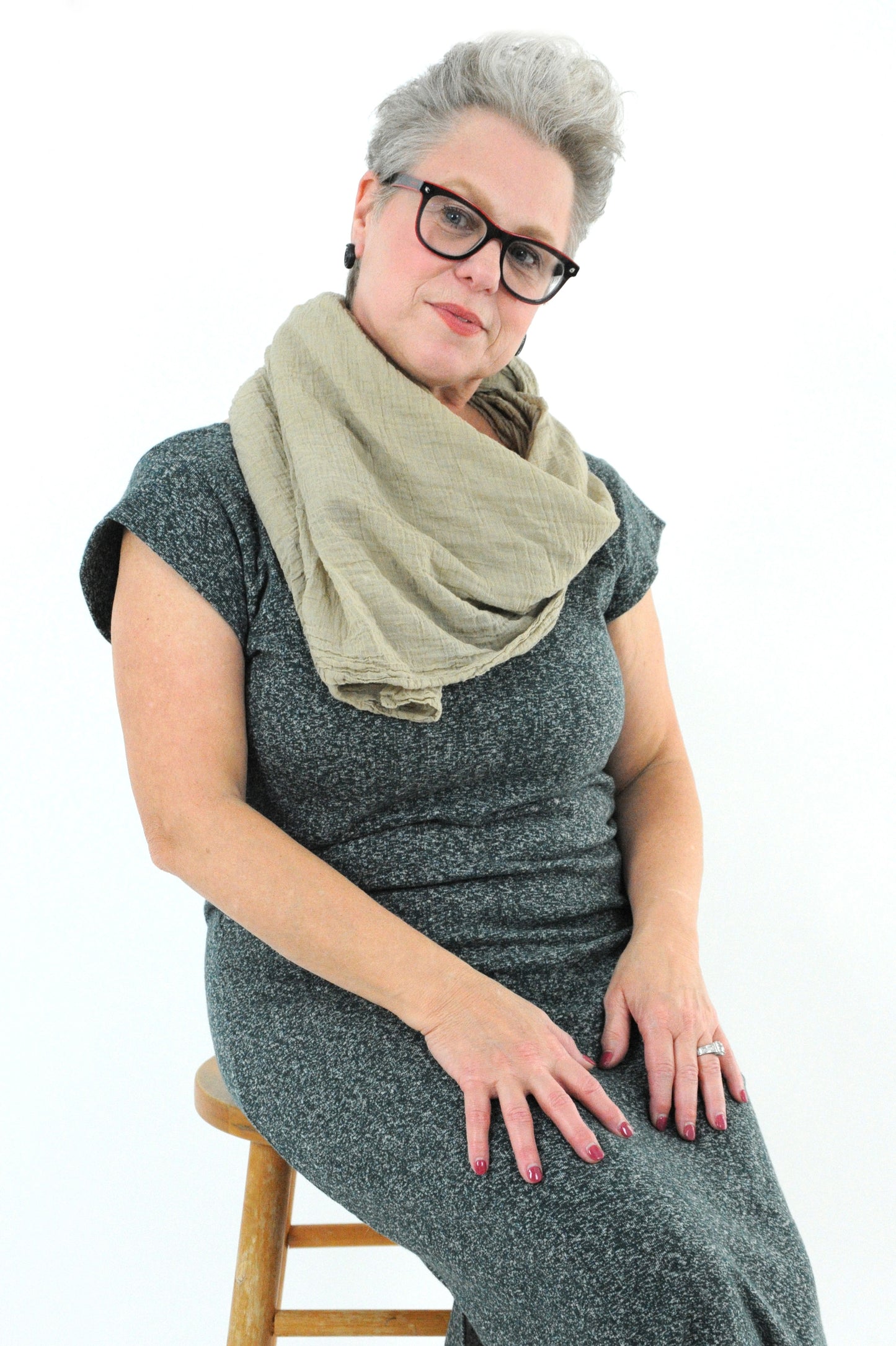 Olive Blanket Scarf