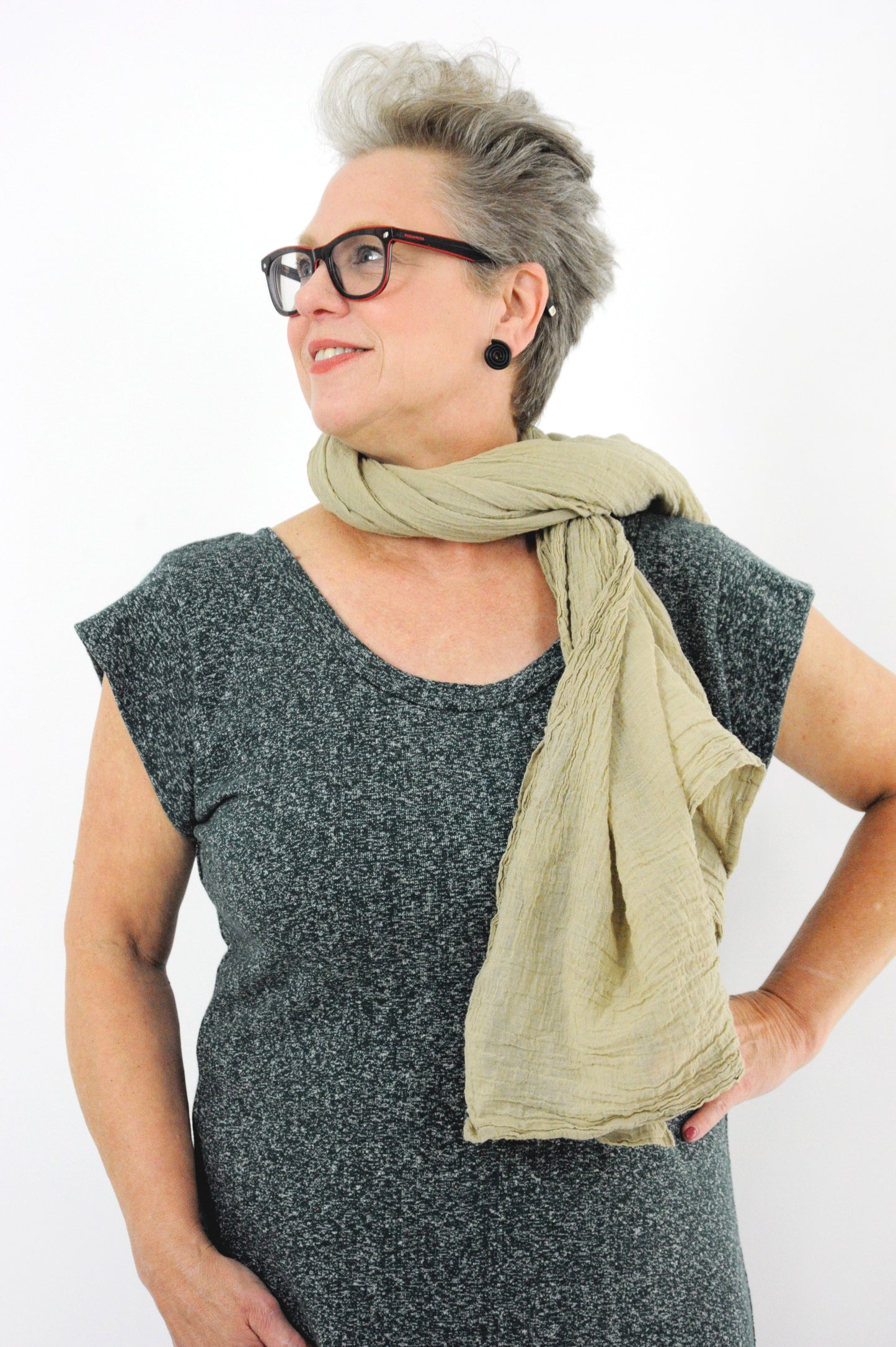 Olive Blanket Scarf