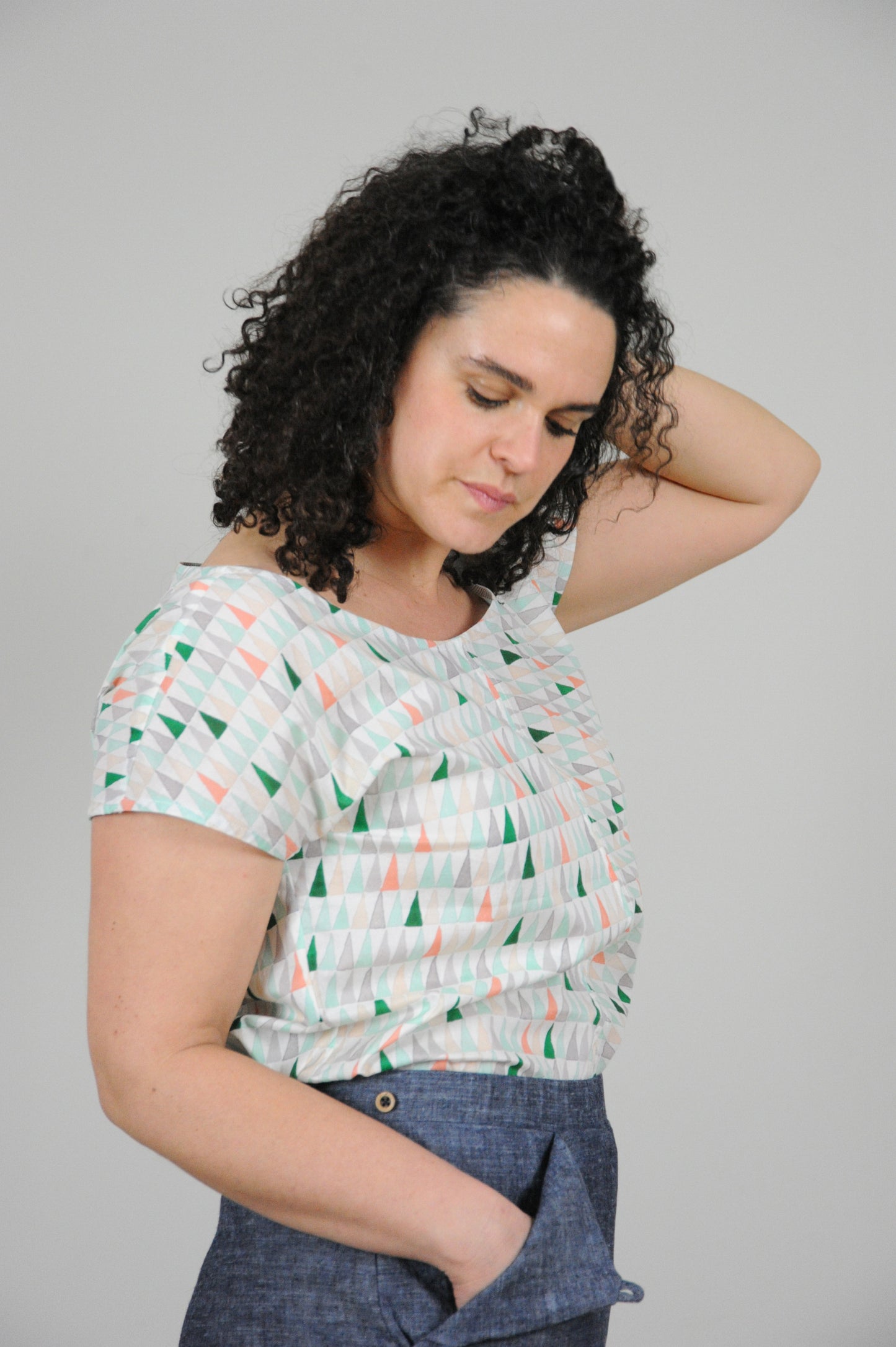 Triangle Top in organic cotton