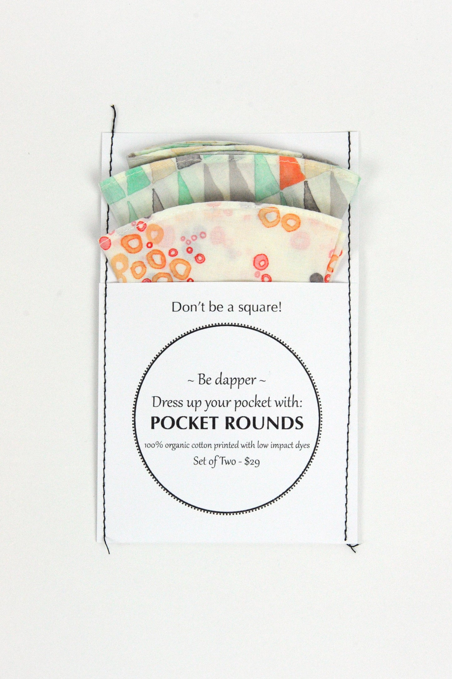 Pocket Rounds (set of 2) - circle/triangle