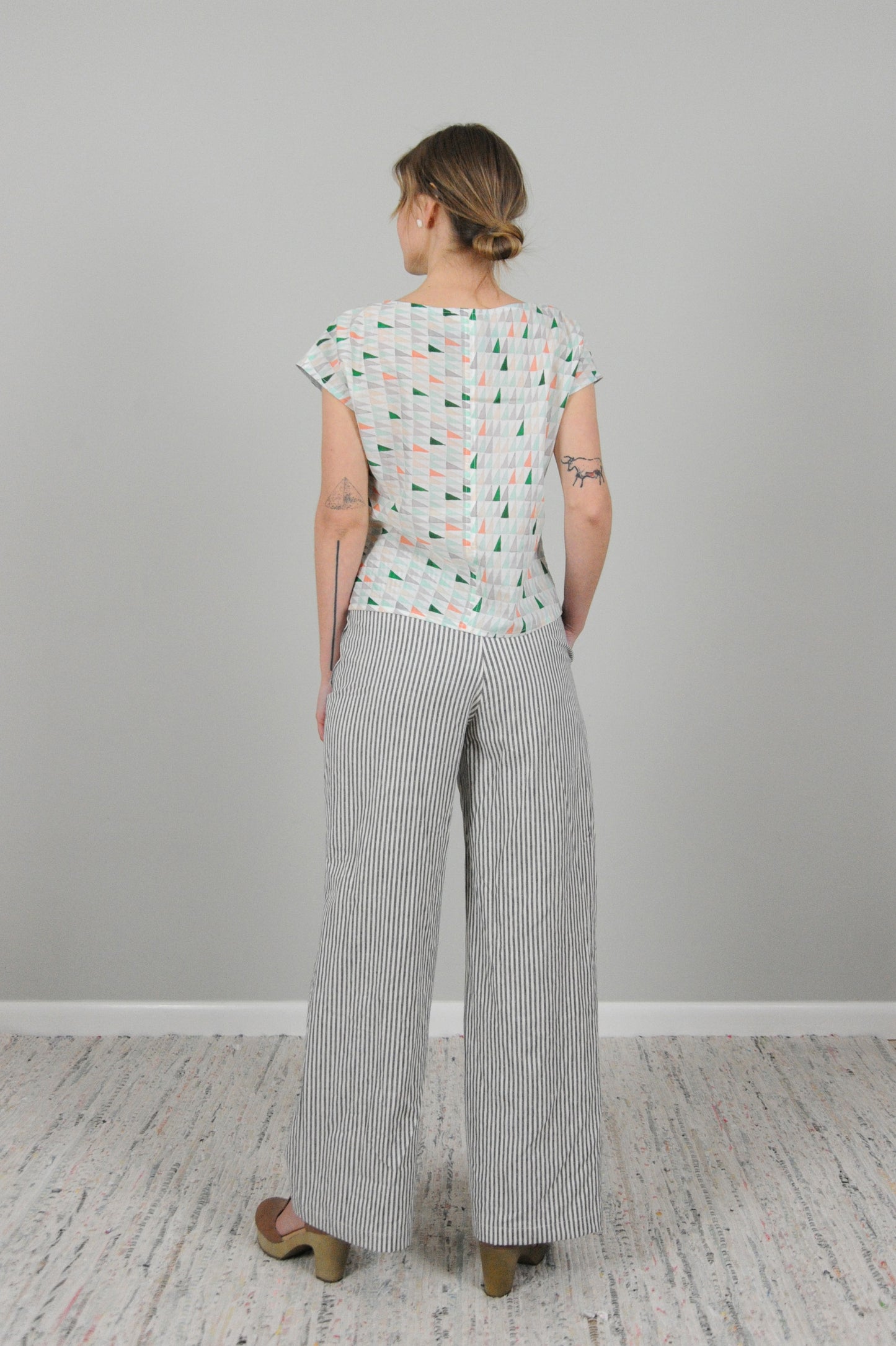 Strato Trouser in stripe