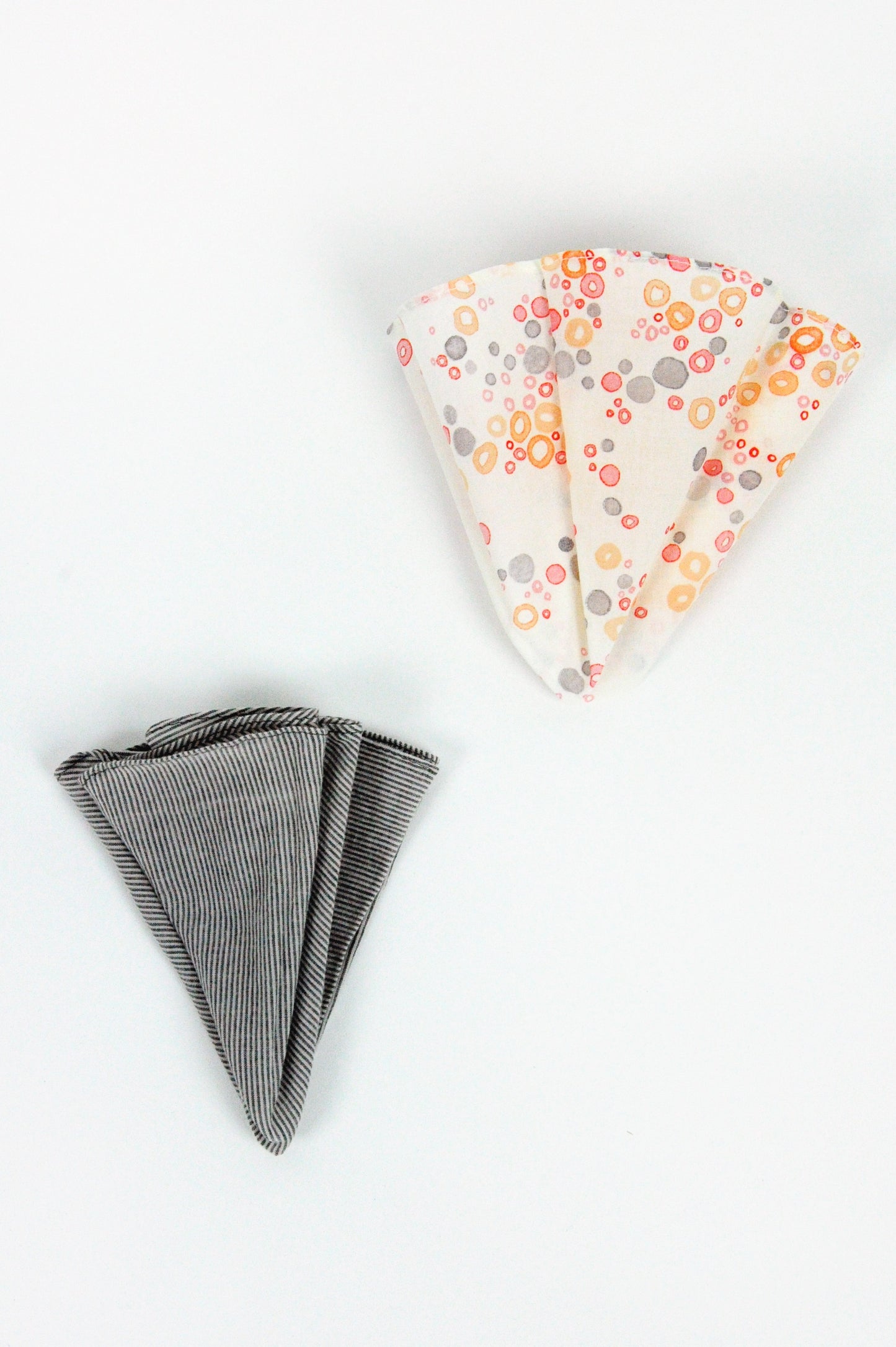 Pocket Rounds (set of 2) - circle/stripe
