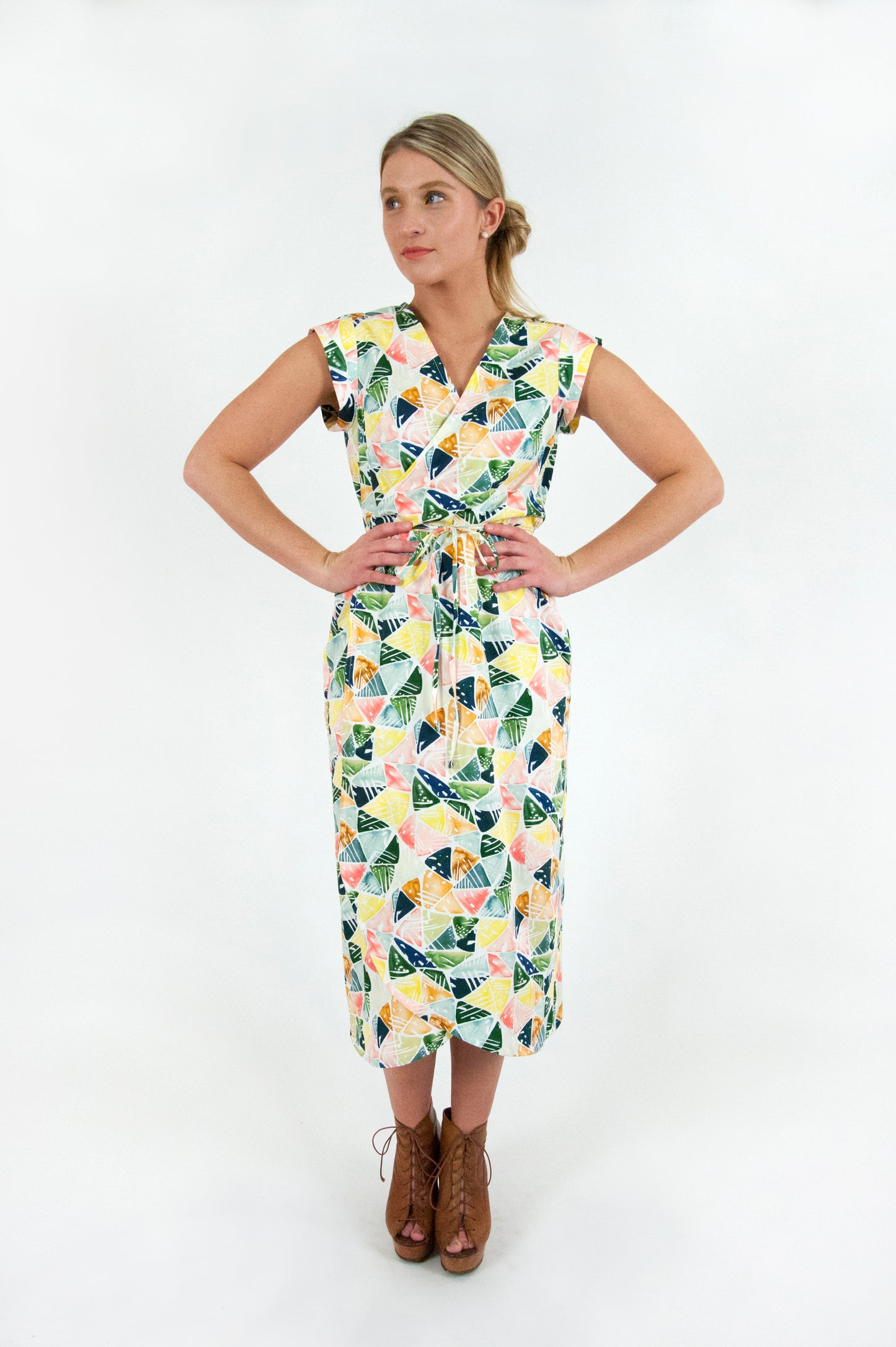 Gem Wrap Dress