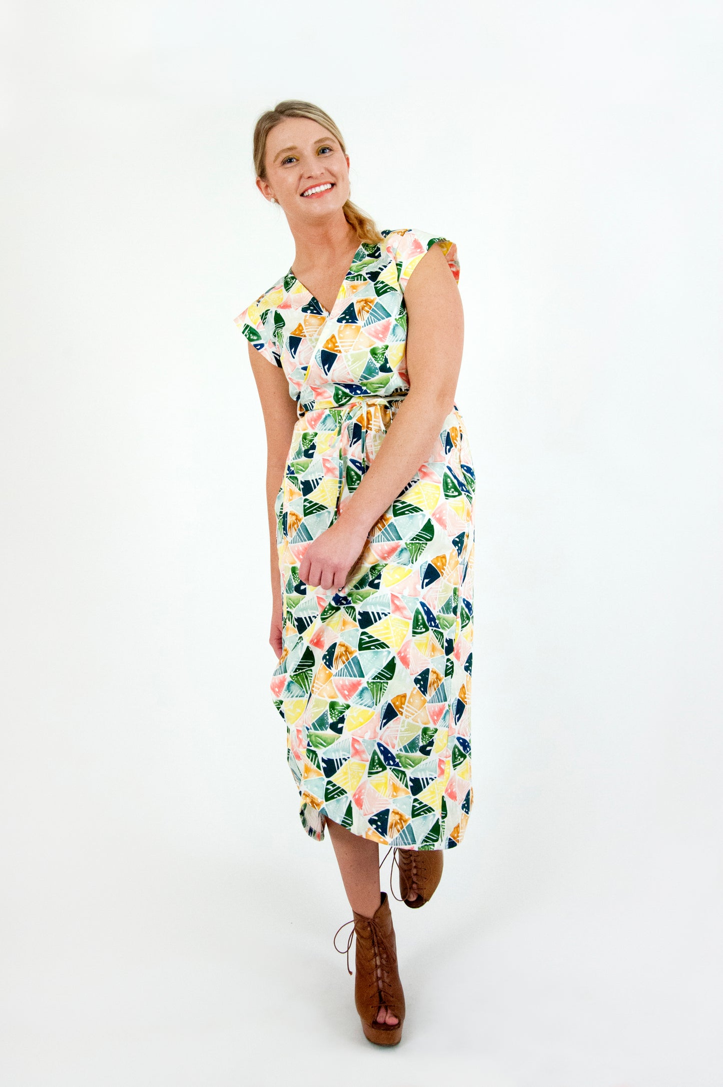Gem Wrap Dress