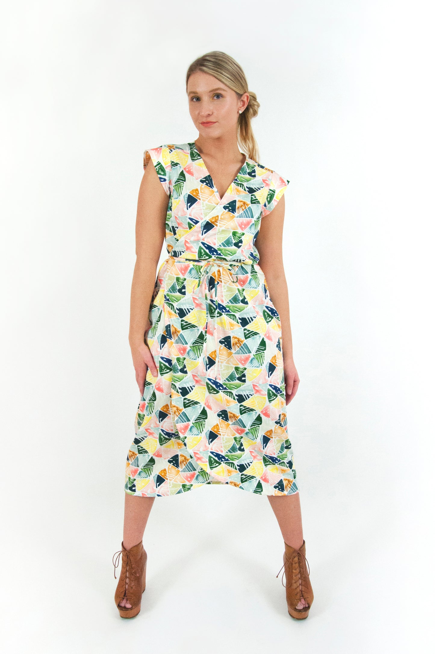 Gem Wrap Dress