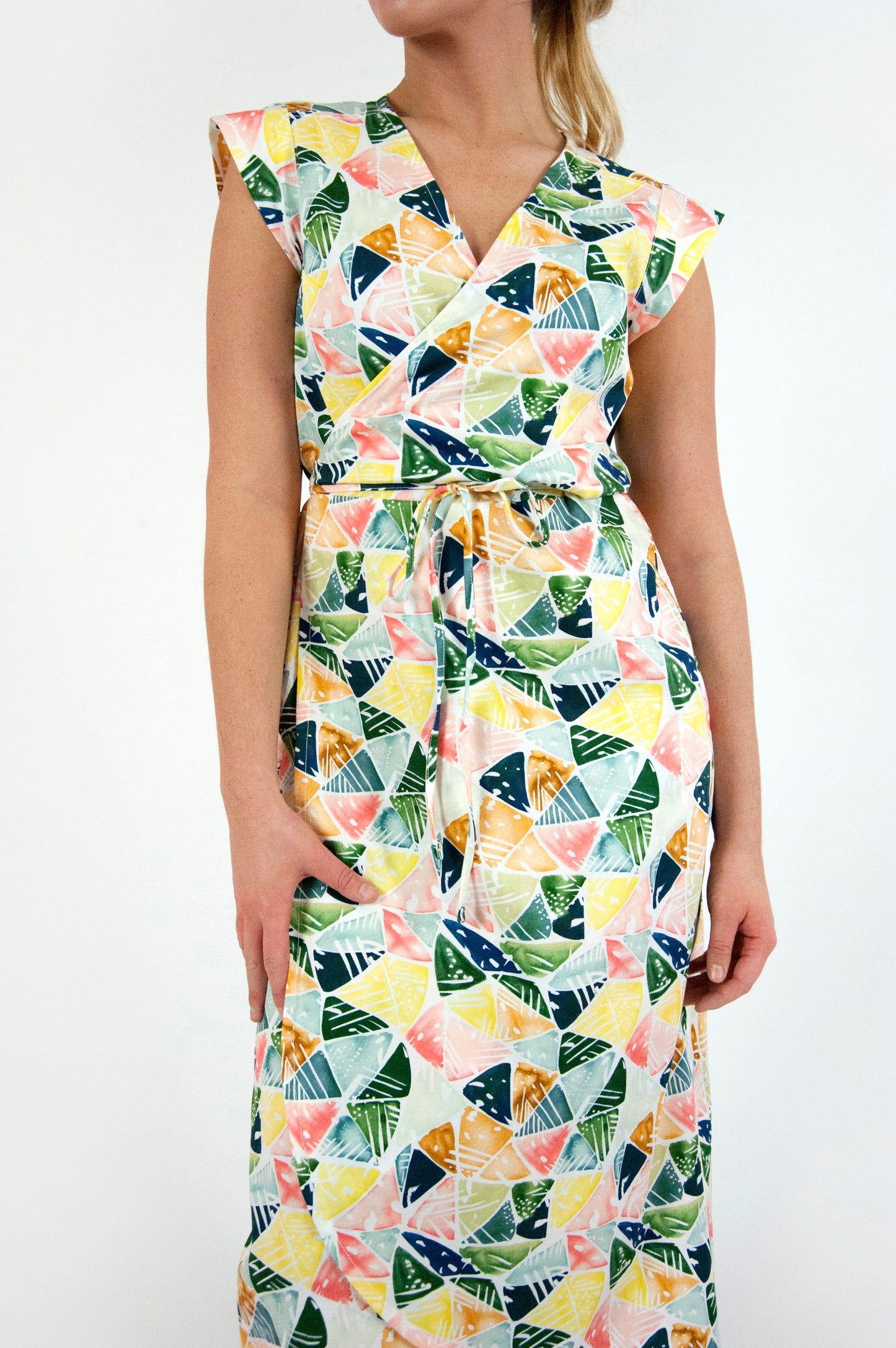 Gem Wrap Dress