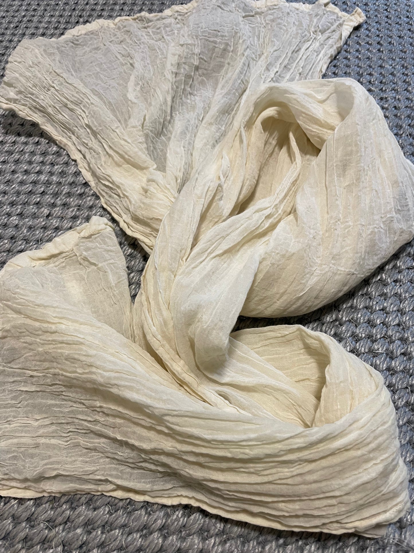 Crinkle Gauze Scarf