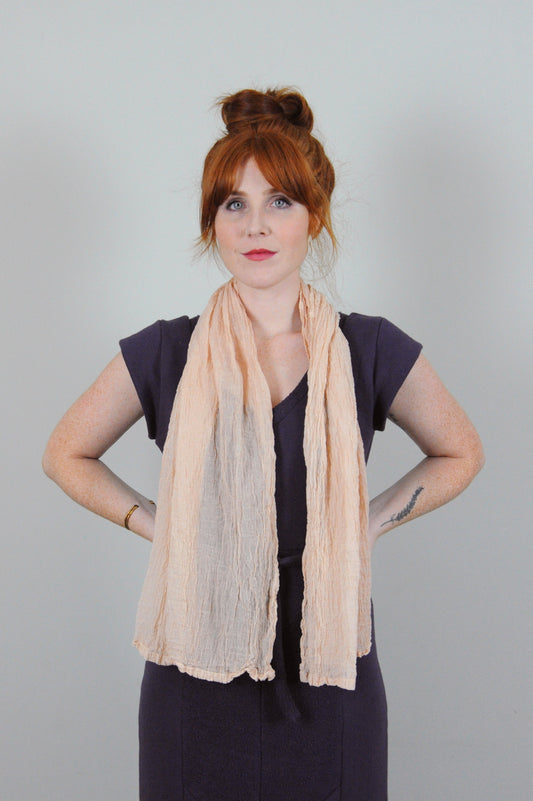 Crinkle Gauze Scarf