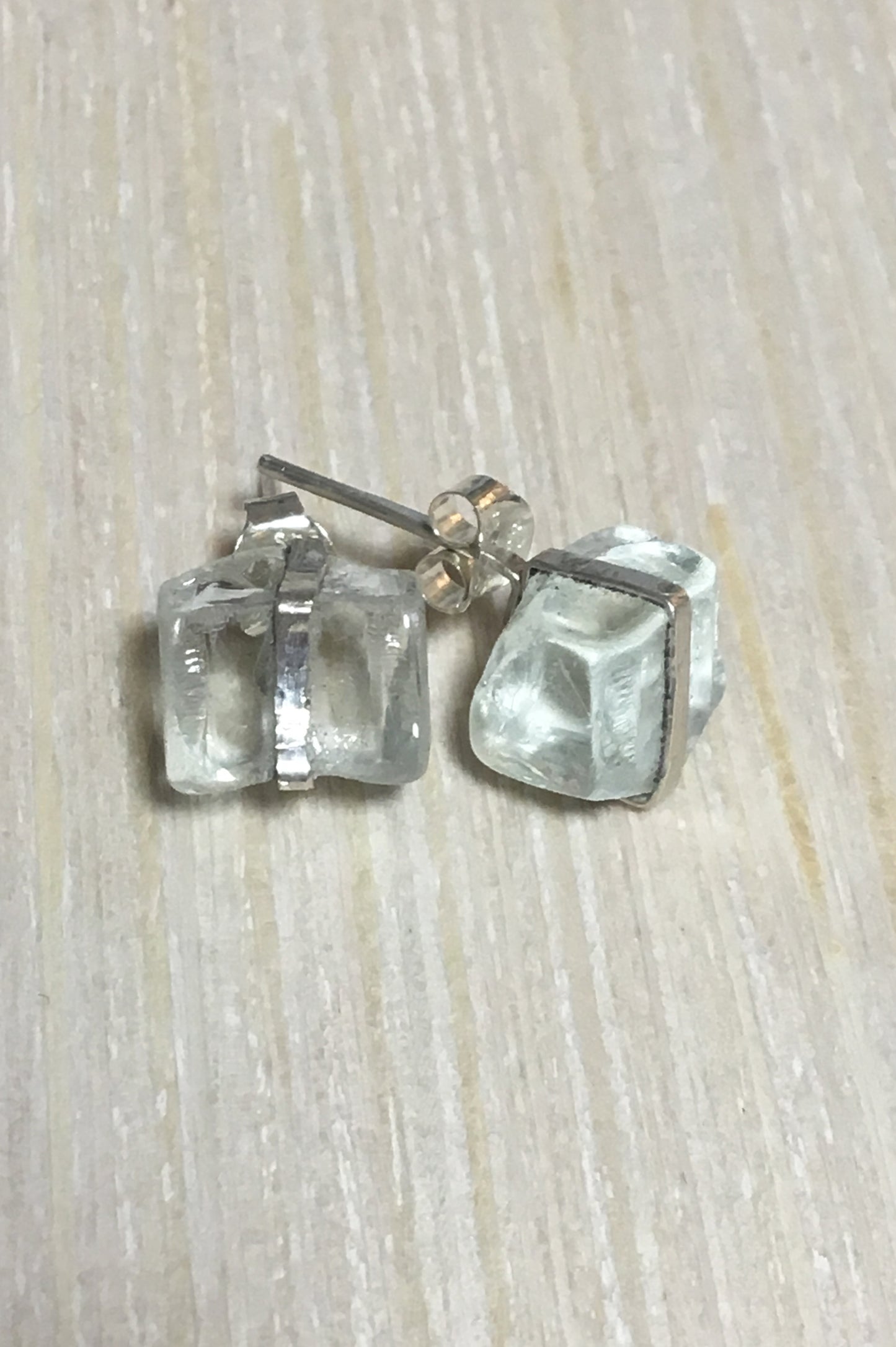 Broken Glass Post Earrings